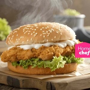Chicken & crisp zinger burger